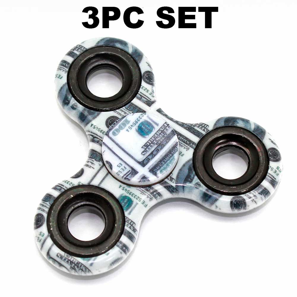 $100 Bill Pattern Fidget Spinner WHOLESALE