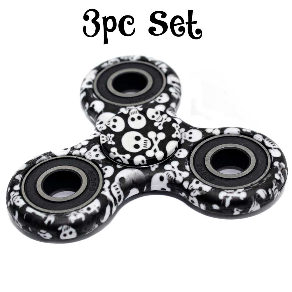 Skull and Crossbones Fidget Spinner WHOLESALE