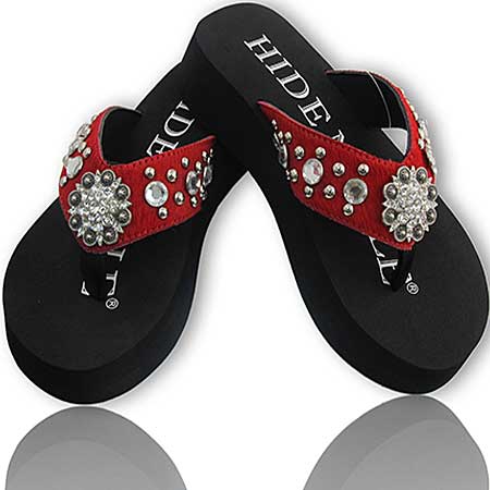 handbag flip flops