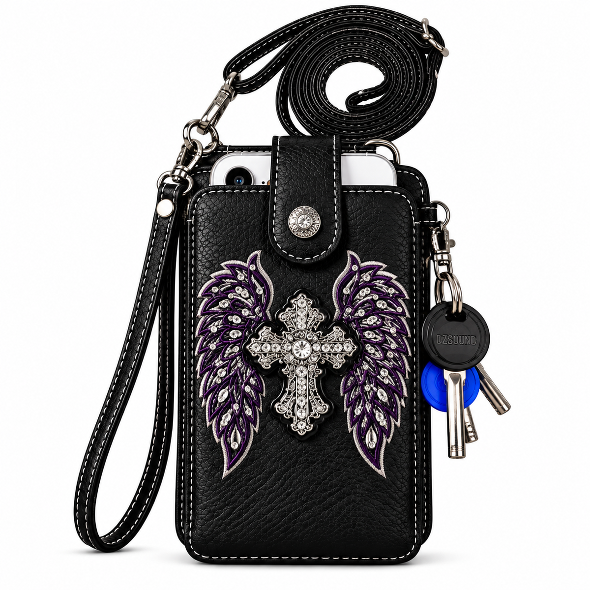 2061-W15LCR-BLK/PURPLE