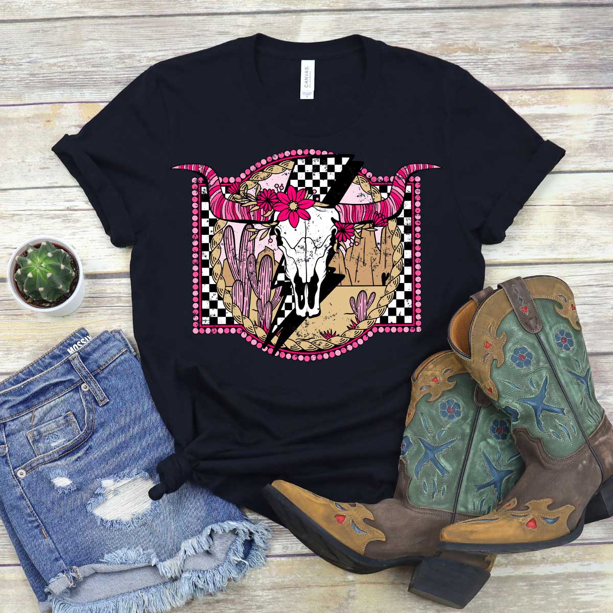 AZT-C-BULL-LT-BK-(4PCS)