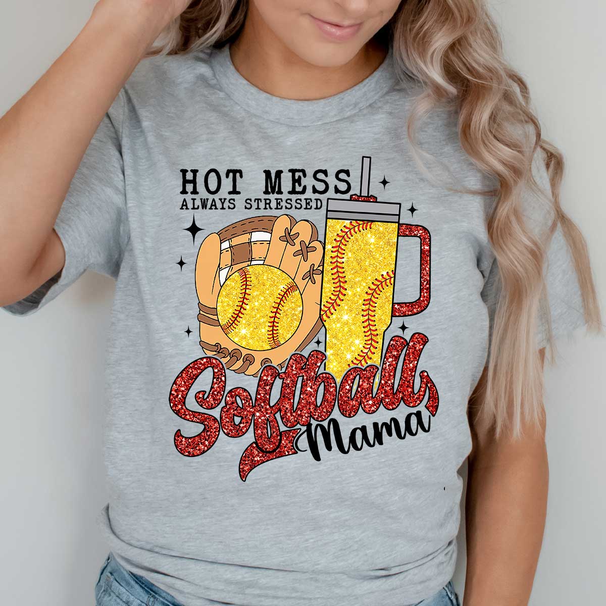 SOFTBALL-HM-GY-(4PCS)