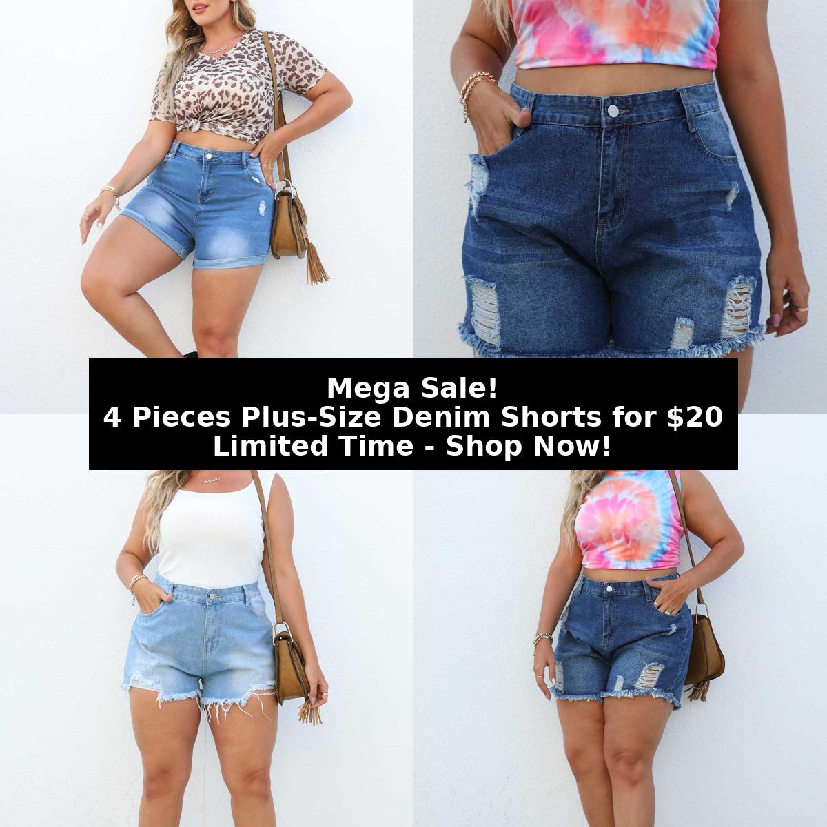 5PCS-DJ-SHORTS-PLUS-SIZE-BUNDLE