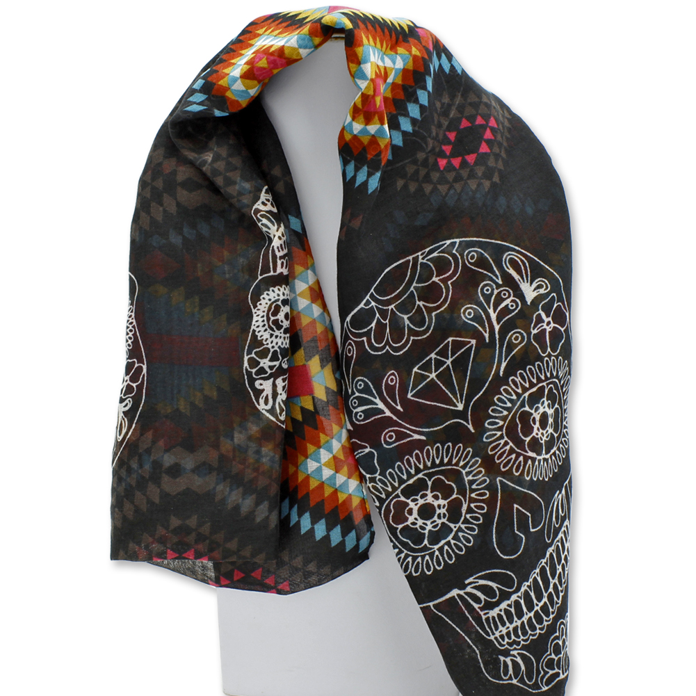 Skull Popular Print Scarves