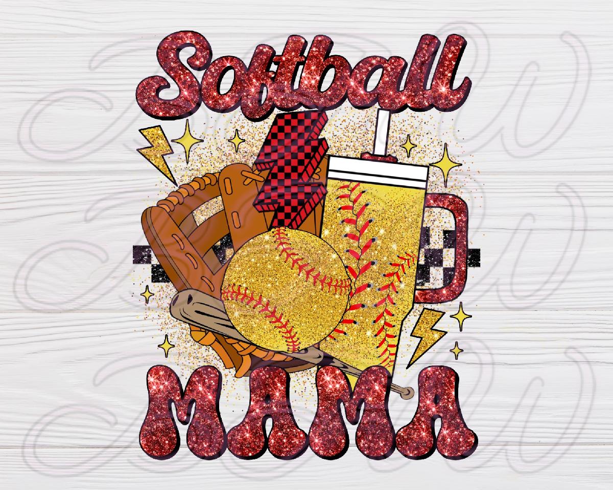 DTF-SOFTBALL-MAMA(3PC-SET)