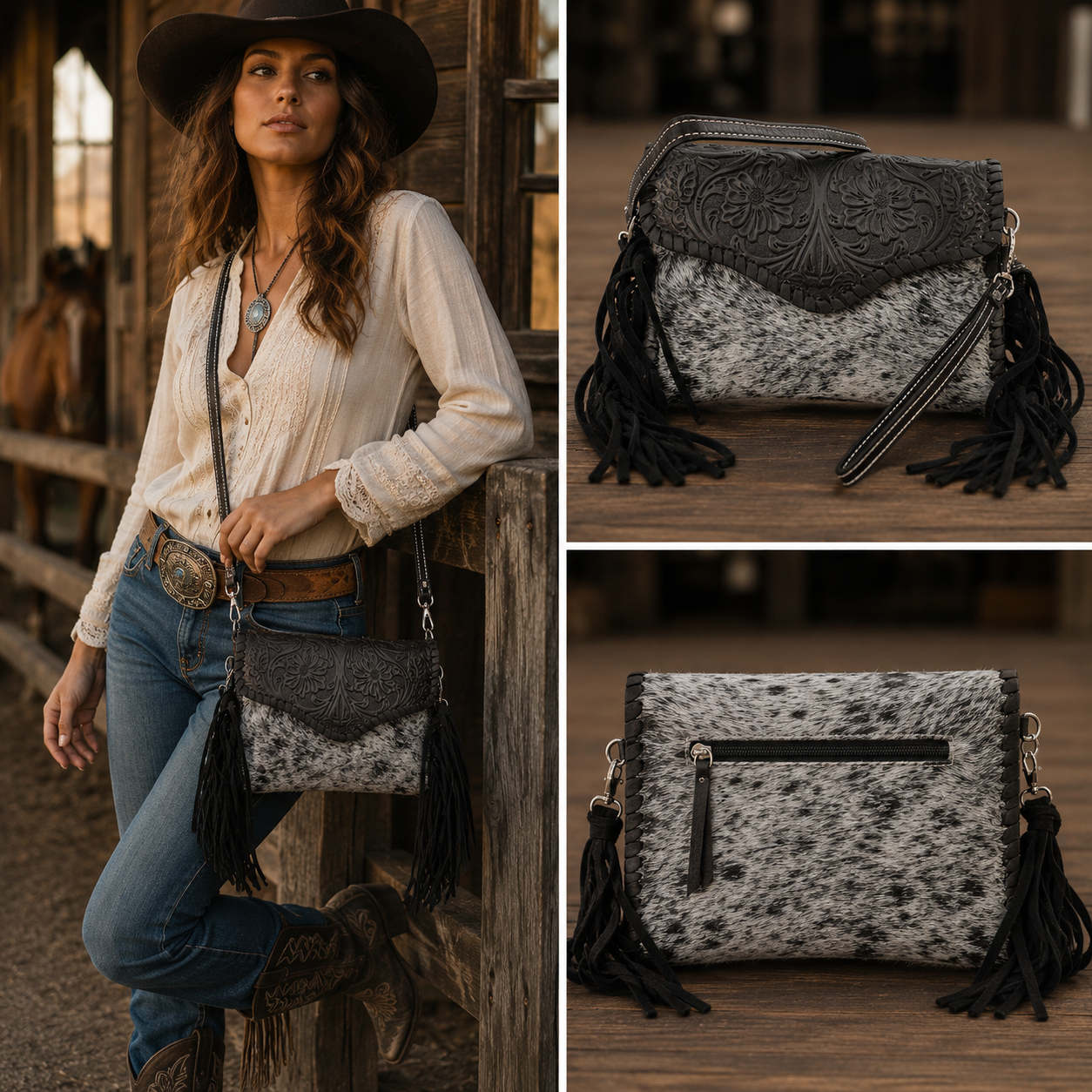 HIDE-FRINGE-305-BLACK